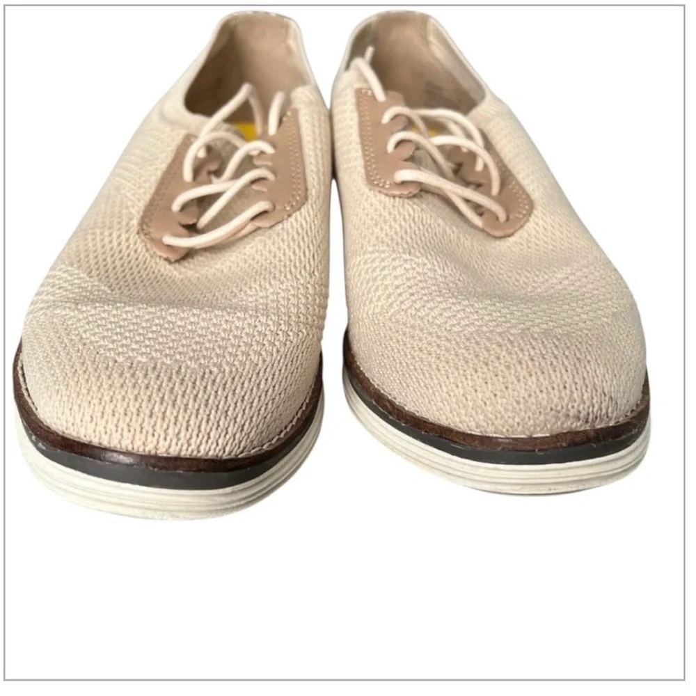 Cole Haan Original Grand Meridian Oxford Beige/Snake Print Size 9M